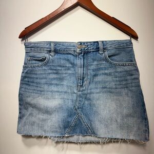 Hollister Blue Casual Mini Skirt
